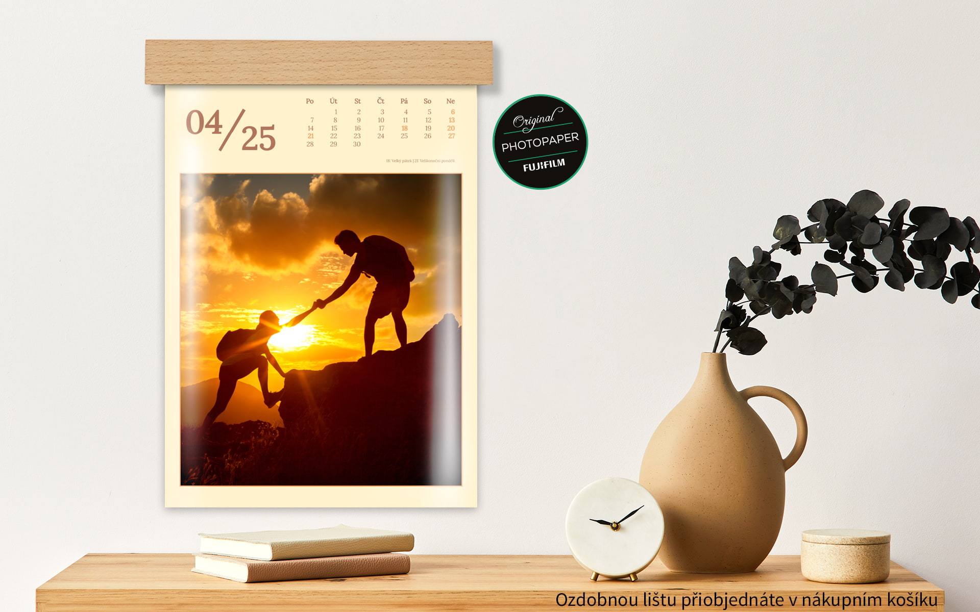 deLUXE Nástěnný fotokalendář A3 na výšku od HappyFoto