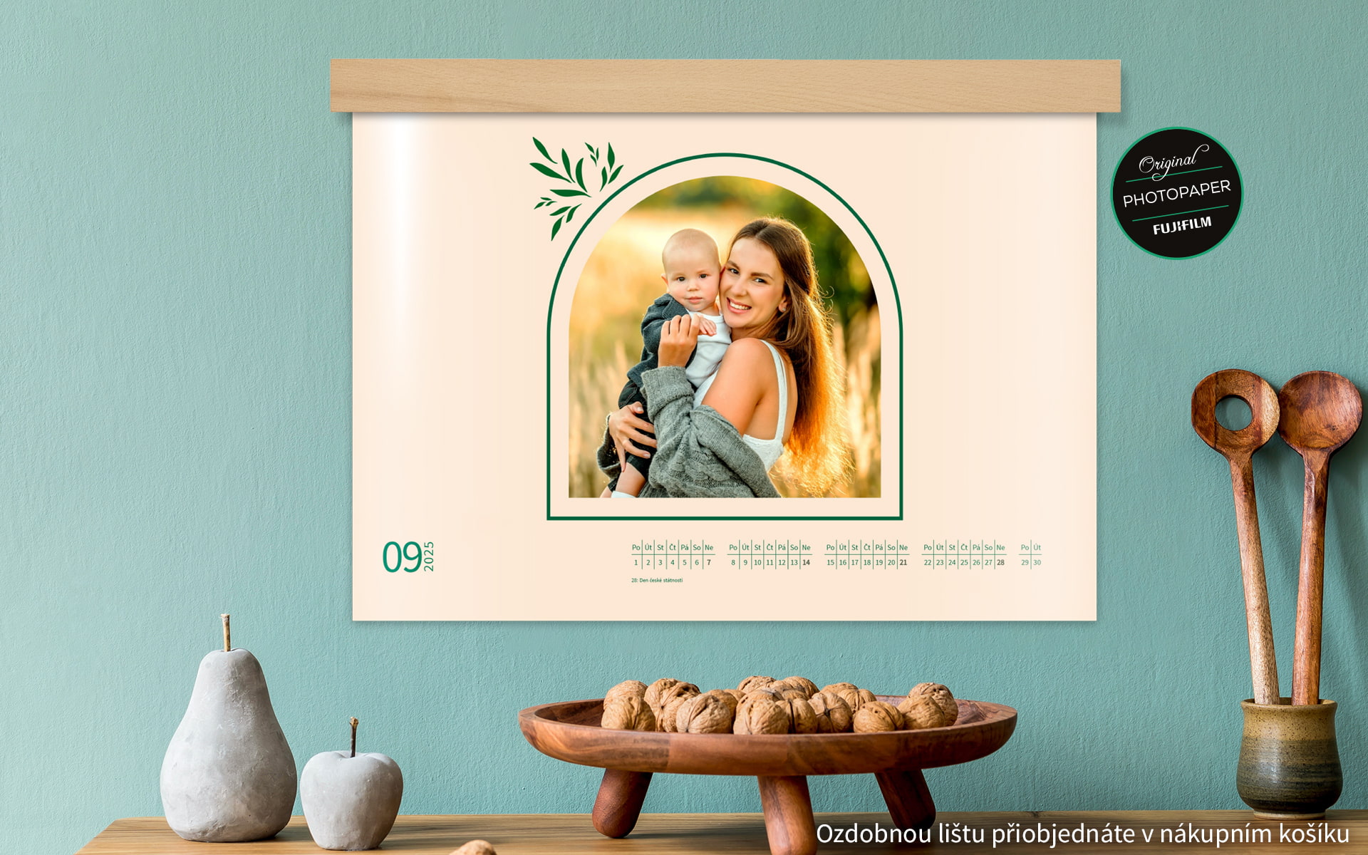 deLUXE Nástěnný fotokalendář A4 na šířku od HappyFoto